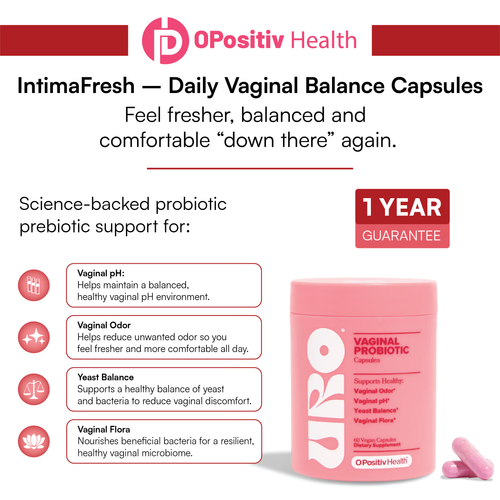 Opositiv™ IntimaFresh – Daily Vaginal Balance Capsules