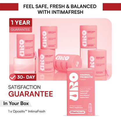 Opositiv™ IntimaFresh – Daily Vaginal Balance Capsules